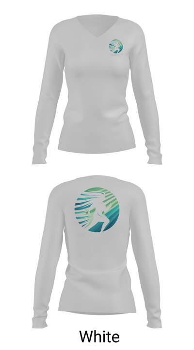Lynette Falzone 70378339 Women's Long Sleeve V-neck Shirt -1 16