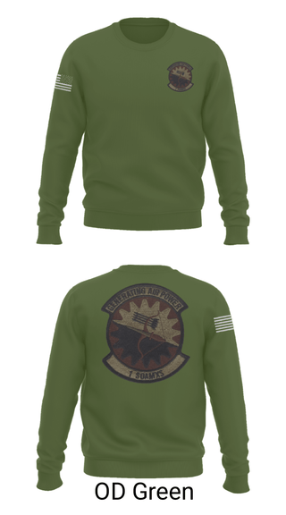 Crew Neck Sweatshirt, 1 SOAMXS, Air Force, Teamtime, Team time, sublimation, custom sports apparel, team uniforms, spirit wear, spiritwear, sports uniforms, custom shirts, team store, custom team store, fundraiser sports, apparel fundraiser