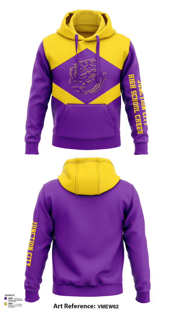 Hoodie, Junction City High School Cheer, Cheer, Teamtime, Team time, sublimation, custom sports apparel, team uniforms, spirit wear, spiritwear, sports uniforms, custom shirts, team store, custom team store, fundraiser sports, apparel fundraiser