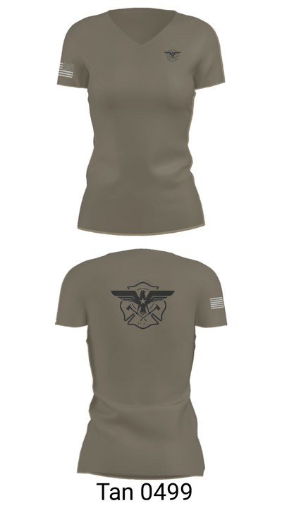 Arson & Explosives Investigations 36101892 Women's Short Sleeve V-neck Shirt - 65