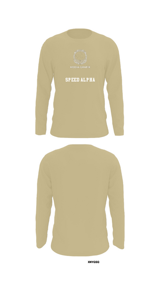 Long Sleeve Performance Shirt, Speed Alpha, Navy, Teamtime, Team time, sublimation, custom sports apparel, team uniforms, spirit wear, spiritwear, sports uniforms, custom shirts, team store, custom team store, fundraiser sports, apparel fundraiser