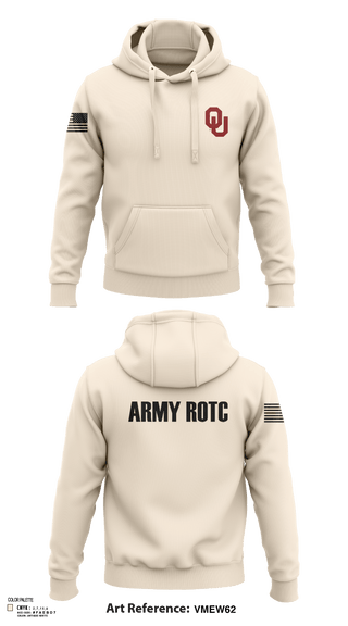 Hoodie, OU Army ROTC, Army, Teamtime, Team time, sublimation, custom sports apparel, team uniforms, spirit wear, spiritwear, sports uniforms, custom shirts, team store, custom team store, fundraiser sports, apparel fundraiser