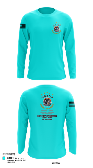 Long Sleeve Performance Shirt, 5 Star, , Teamtime, Team time, sublimation, custom sports apparel, team uniforms, spirit wear, spiritwear, sports uniforms, custom shirts, team store, custom team store, fundraiser sports, apparel fundraiser