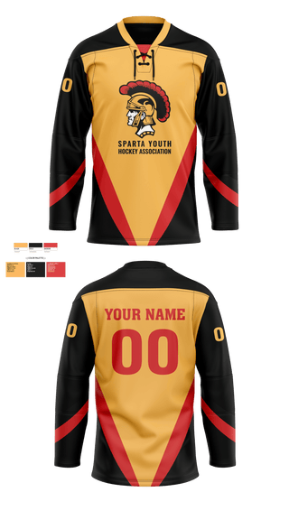 Hockey Jersey, Sparta Youth Football, Ice Hockey, Teamtime, Team time, sublimation, custom sports apparel, team uniforms, spirit wear, spiritwear, sports uniforms, custom shirts, team store, custom team store, fundraiser sports, apparel fundraiser