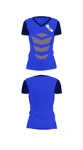 CLA-VAL 27414024 Women's Short Sleeve V-neck Shirt - 30