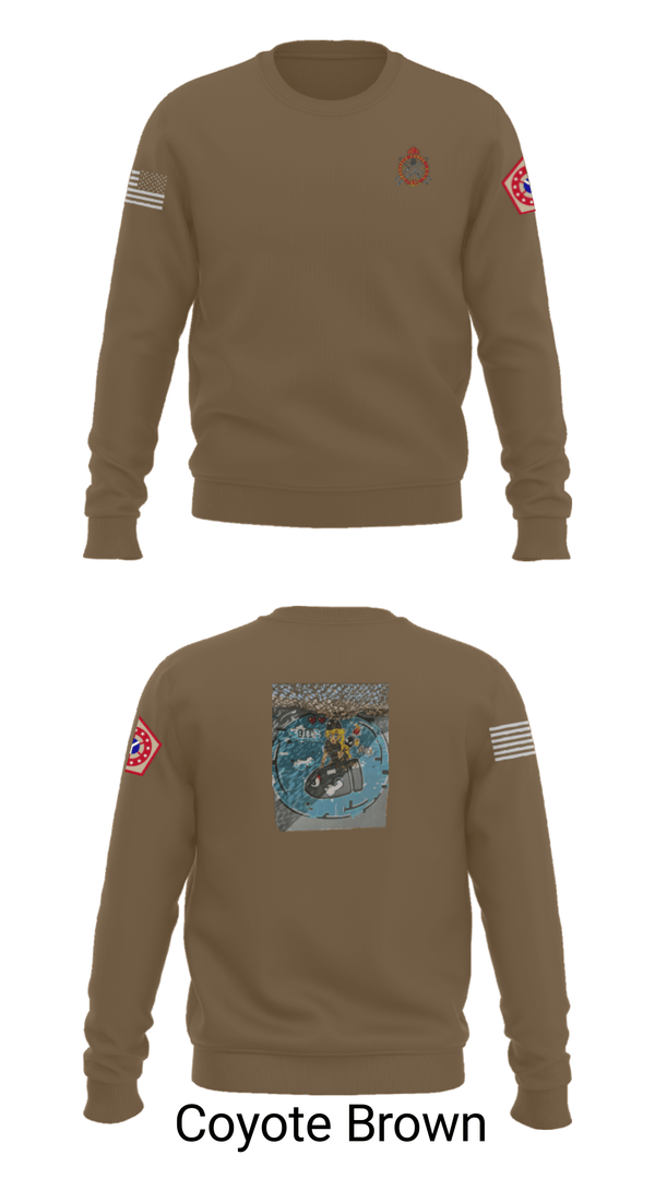Crew Neck Sweatshirt, 34th DSB, Army, Teamtime, Team time, sublimation, custom sports apparel, team uniforms, spirit wear, spiritwear, sports uniforms, custom shirts, team store, custom team store, fundraiser sports, apparel fundraiser