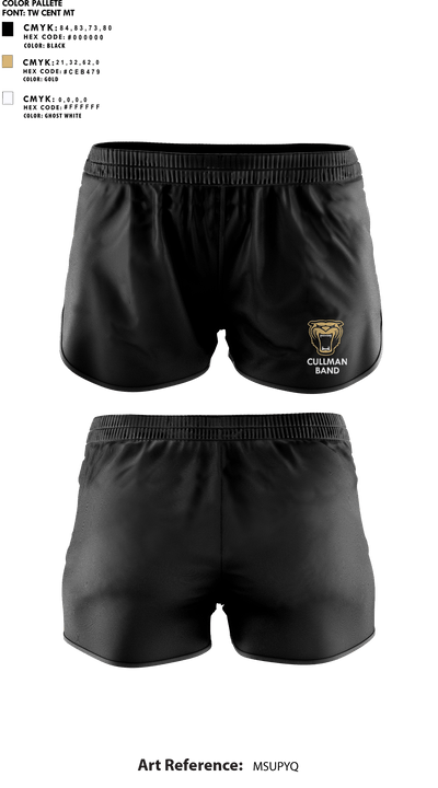 Cullman Middle School Band 2332781 Women's Shorts - 1