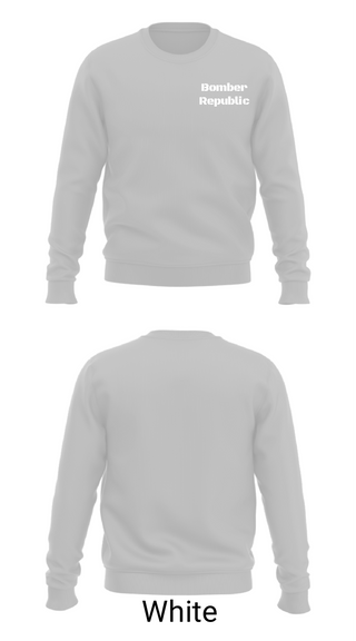 Crew Neck Sweatshirt, Bomber Republic, , Teamtime, Team time, sublimation, custom sports apparel, team uniforms, spirit wear, spiritwear, sports uniforms, custom shirts, team store, custom team store, fundraiser sports, apparel fundraiser
