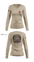 Local 3474 65707926 Women's Long Sleeve V-neck Shirt - 1