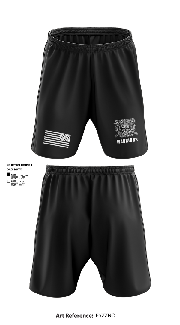 Athletic Shorts With Pockets, Warriors, Army, Teamtime, Team time, sublimation, custom sports apparel, team uniforms, spirit wear, spiritwear, sports uniforms, custom shirts, team store, custom team store, fundraiser sports, apparel fundraiser