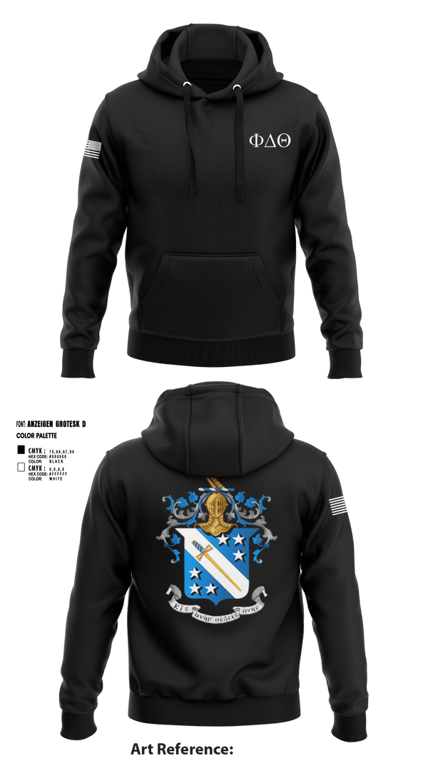 Hoodie, Phi Delta Theta, Army, Teamtime, Team time, sublimation, custom sports apparel, team uniforms, spirit wear, spiritwear, sports uniforms, custom shirts, team store, custom team store, fundraiser sports, apparel fundraiser