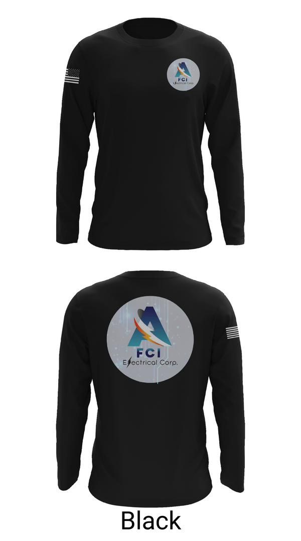 Long Sleeve Performance Shirt, AFCI ELECTRIC, , Teamtime, Team time, sublimation, custom sports apparel, team uniforms, spirit wear, spiritwear, sports uniforms, custom shirts, team store, custom team store, fundraiser sports, apparel fundraiser