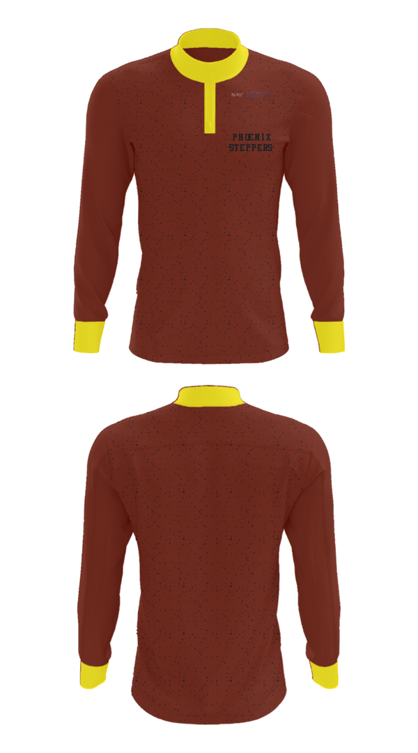 Quarter Zip Jacket, Phoenix Steppers, Cheer, Teamtime, Team time, sublimation, custom sports apparel, team uniforms, spirit wear, spiritwear, sports uniforms, custom shirts, team store, custom team store, fundraiser sports, apparel fundraiser
