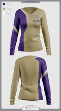 East Coweta High School Wrestling 50868332 Women's Long Sleeve V-neck Shirt - 8