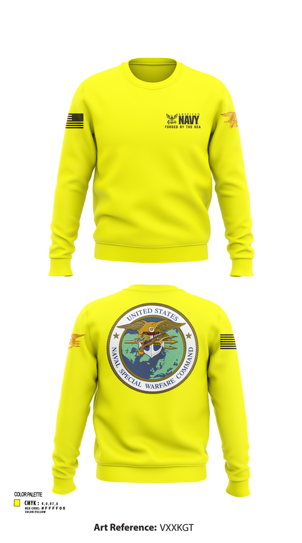 Crew Neck Sweatshirt, SEAL Team, Navy, Teamtime, Team time, sublimation, custom sports apparel, team uniforms, spirit wear, spiritwear, sports uniforms, custom shirts, team store, custom team store, fundraiser sports, apparel fundraiser