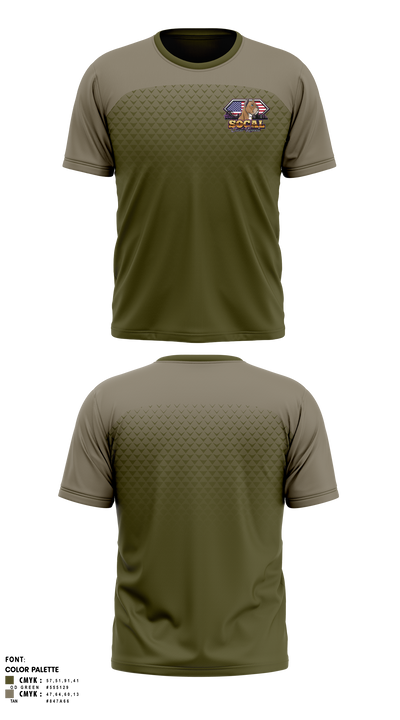 SoCal corso kennels 12871228 Short Sleeve Performance Shirt - 1
