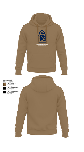Hoodie, 4-31 infantry battalion hotel company, Army, Teamtime, Team time, sublimation, custom sports apparel, team uniforms, spirit wear, spiritwear, sports uniforms, custom shirts, team store, custom team store, fundraiser sports, apparel fundraiser