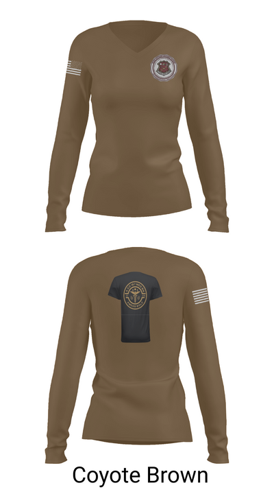 BOLC 187TH 66785601 Women's Long Sleeve V-neck Shirt - 17