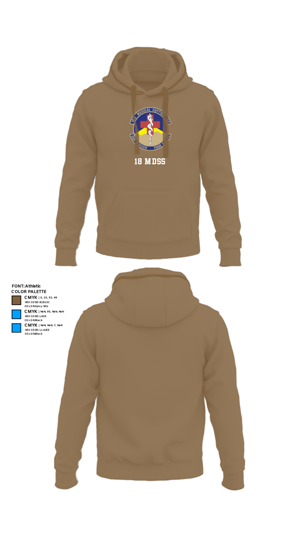 Hoodie, 18 MDSS, Air Force, Teamtime, Team time, sublimation, custom sports apparel, team uniforms, spirit wear, spiritwear, sports uniforms, custom shirts, team store, custom team store, fundraiser sports, apparel fundraiser