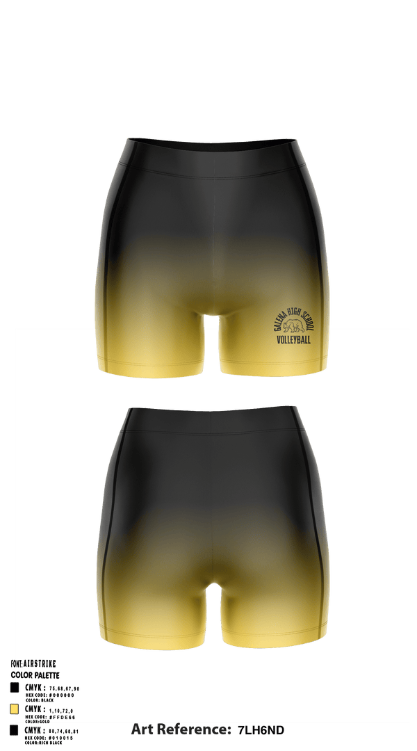 Womens Compression Shorts, Galena High School Volleyball, Women's Volleyball, Teamtime, Team time, sublimation, custom sports apparel, team uniforms, spirit wear, spiritwear, sports uniforms, custom shirts, team store, custom team store, fundraiser sports, apparel fundraiser