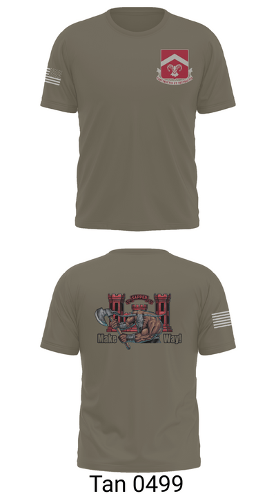 937th CEC-A, 40th BEB 9516475 Short Sleeve Performance Shirt - 76