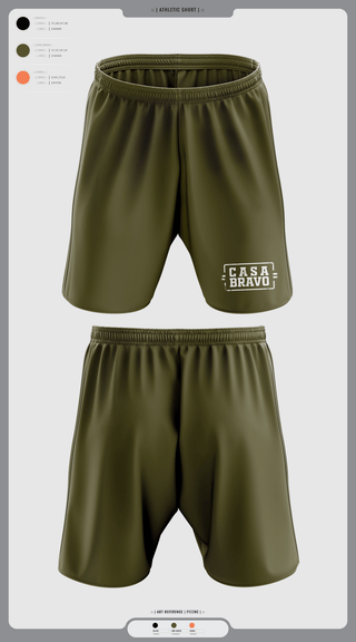 Athletic Shorts With Pockets, Casa Bravo, , Teamtime, Team time, sublimation, custom sports apparel, team uniforms, spirit wear, spiritwear, sports uniforms, custom shirts, team store, custom team store, fundraiser sports, apparel fundraiser