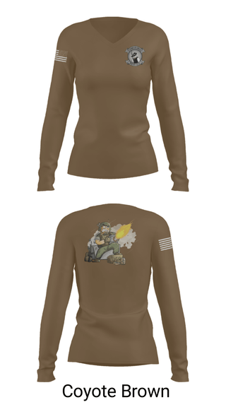 Women's Long Sleeve Vneck Shirt, FIELD MESS, Marines, Teamtime, Team time, sublimation, custom sports apparel, team uniforms, spirit wear, spiritwear, sports uniforms, custom shirts, team store, custom team store, fundraiser sports, apparel fundraiser