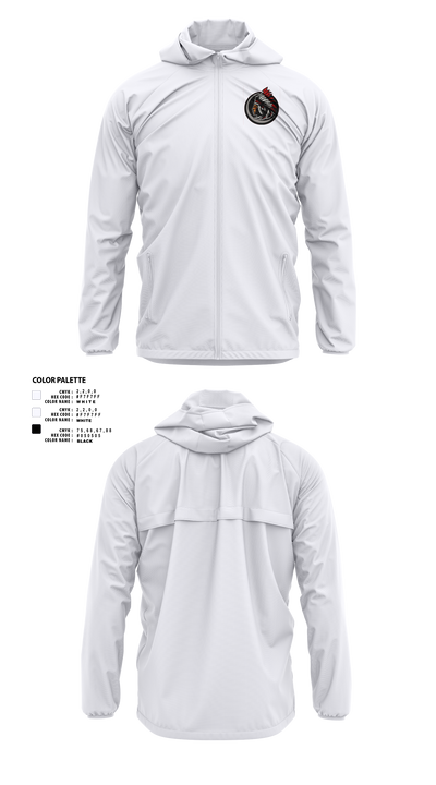White Shield High School Wrestling 94078383 Windbreaker - 2