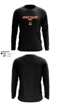 Apple Valley Sun Devils 42610667 Long Sleeve Performance Shirt - 4
