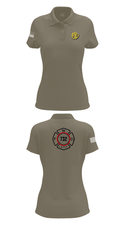 Woonsocket 46977147 Women's Short Sleeve Performance Polo  - 75
