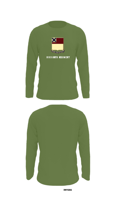 HHD 166th Regiment 4853273 Long Sleeve Performance Shirt - 52
