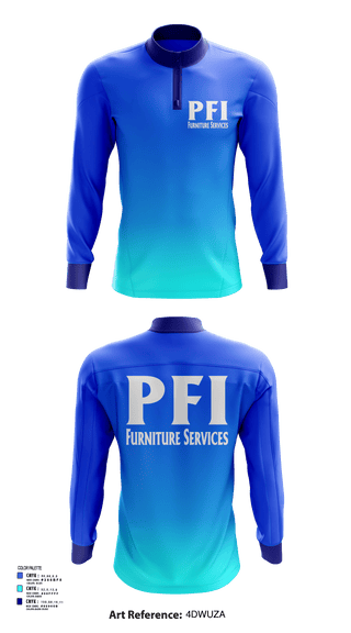 Quarter Zip Jacket, Prime Furniture Installation, , Teamtime, Team time, sublimation, custom sports apparel, team uniforms, spirit wear, spiritwear, sports uniforms, custom shirts, team store, custom team store, fundraiser sports, apparel fundraiser