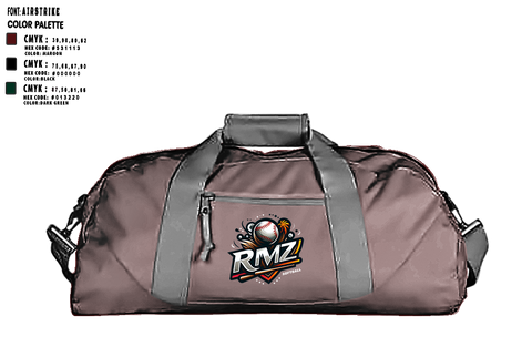 Duffle Bag, RMZ, Softball, Teamtime, Team time, sublimation, custom sports apparel, team uniforms, spirit wear, spiritwear, sports uniforms, custom shirts, team store, custom team store, fundraiser sports, apparel fundraiser