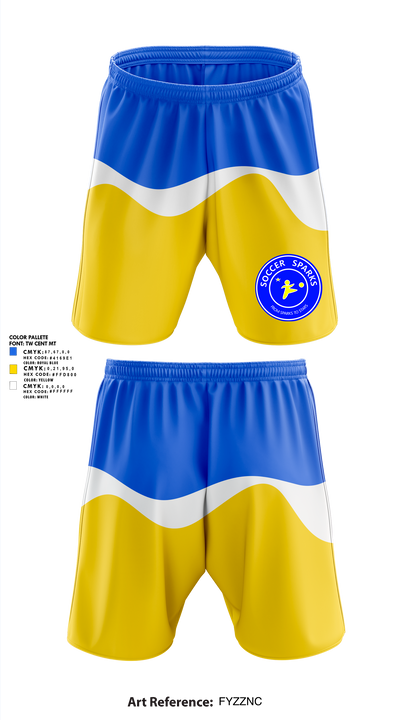 Soccer Sparks 51434344 Athletic Shorts With Pockets - 1
