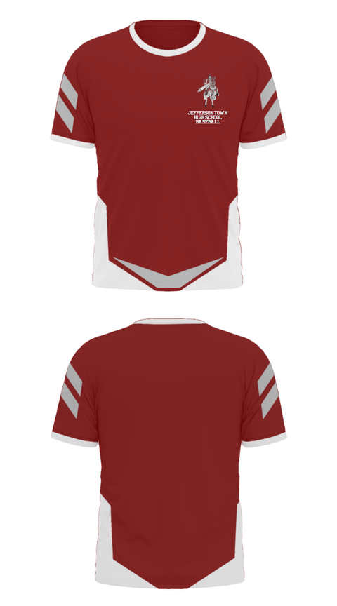 Short Sleeve Performance Polo, Jeffersontown High School Baseball, Baseball, Teamtime, Team time, sublimation, custom sports apparel, team uniforms, spirit wear, spiritwear, sports uniforms, custom shirts, team store, custom team store, fundraiser sports, apparel fundraiser