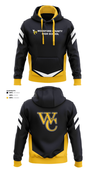 Hoodie, Woodford County High School Golf, Golf, Teamtime, Team time, sublimation, custom sports apparel, team uniforms, spirit wear, spiritwear, sports uniforms, custom shirts, team store, custom team store, fundraiser sports, apparel fundraiser