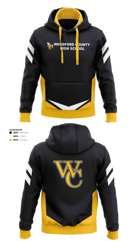 Hoodie, Woodford County High School Golf, Golf, Teamtime, Team time, sublimation, custom sports apparel, team uniforms, spirit wear, spiritwear, sports uniforms, custom shirts, team store, custom team store, fundraiser sports, apparel fundraiser