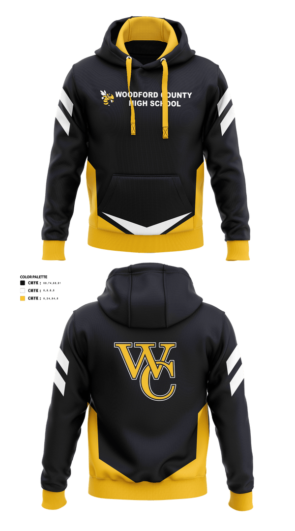 Hoodie, Woodford County High School Golf, Golf, Teamtime, Team time, sublimation, custom sports apparel, team uniforms, spirit wear, spiritwear, sports uniforms, custom shirts, team store, custom team store, fundraiser sports, apparel fundraiser