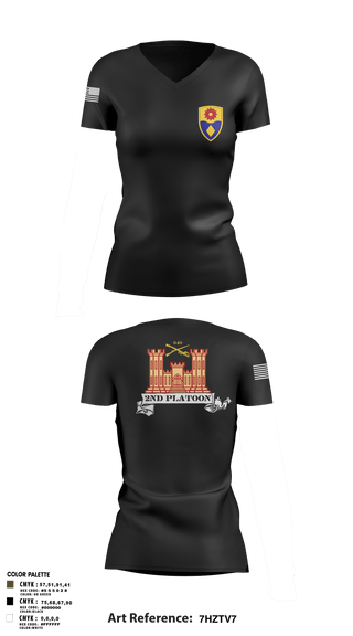 Womens Short Sleeve Vneck Shirt, 649 ENG CO649 ENG CO649 EN CO, Army, Teamtime, Team time, sublimation, custom sports apparel, team uniforms, spirit wear, spiritwear, sports uniforms, custom shirts, team store, custom team store, fundraiser sports, apparel fundraiser