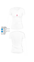 Big Jon Wall 7239574 Women's Short Sleeve V-neck Shirt - 18