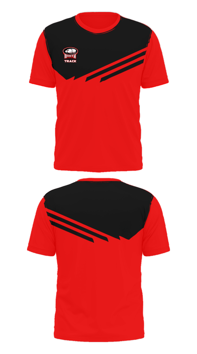 North Senior High School Track 89909632 Short Sleeve Performance Shirt - 25