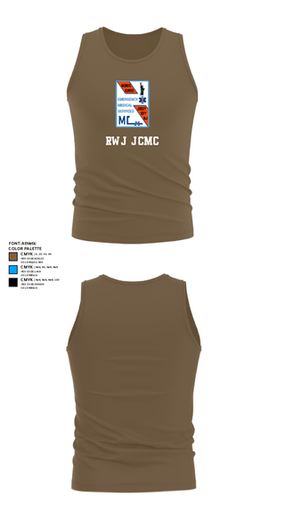 Tank Top, RWJ JCMC, Fire Department, Teamtime, Team time, sublimation, custom sports apparel, team uniforms, spirit wear, spiritwear, sports uniforms, custom shirts, team store, custom team store, fundraiser sports, apparel fundraiser