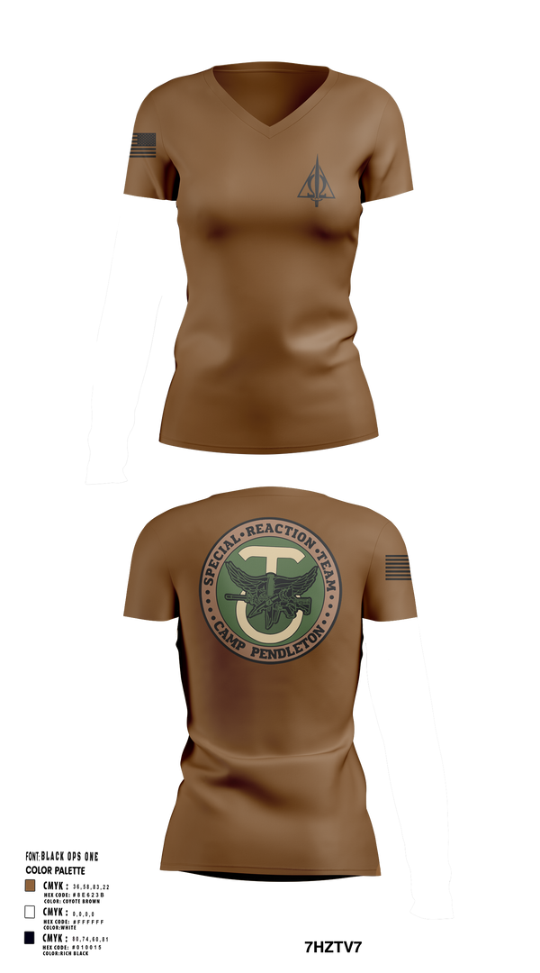 Womens Short Sleeve Vneck Shirt, SRT, Marines, Teamtime, Team time, sublimation, custom sports apparel, team uniforms, spirit wear, spiritwear, sports uniforms, custom shirts, team store, custom team store, fundraiser sports, apparel fundraiser