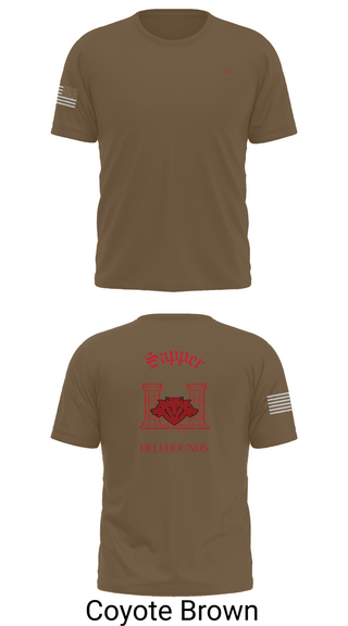 Short Sleeve Performance Shirt, 811th EN CO, , Teamtime, Team time, sublimation, custom sports apparel, team uniforms, spirit wear, spiritwear, sports uniforms, custom shirts, team store, custom team store, fundraiser sports, apparel fundraiser