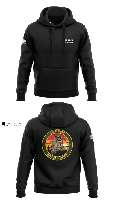 346 MP CO 3rd Platoon 43320857 Hoodie - 5