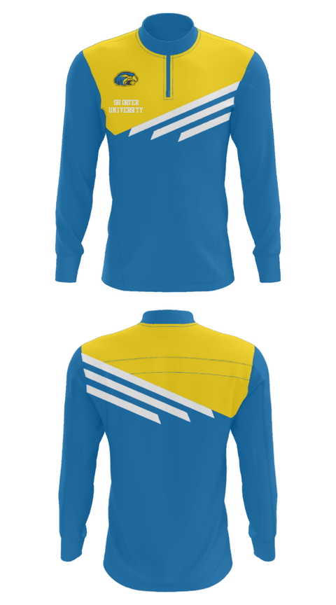 Quarter Zip Jacket, Shorter University, Spirit Store, Teamtime, Team time, sublimation, custom sports apparel, team uniforms, spirit wear, spiritwear, sports uniforms, custom shirts, team store, custom team store, fundraiser sports, apparel fundraiser