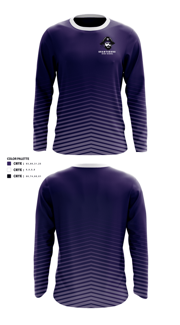 Long Sleeve Performance Shirt, Grantsburg High School Cross Country, Cross Country, Teamtime, Team time, sublimation, custom sports apparel, team uniforms, spirit wear, spiritwear, sports uniforms, custom shirts, team store, custom team store, fundraiser sports, apparel fundraiser