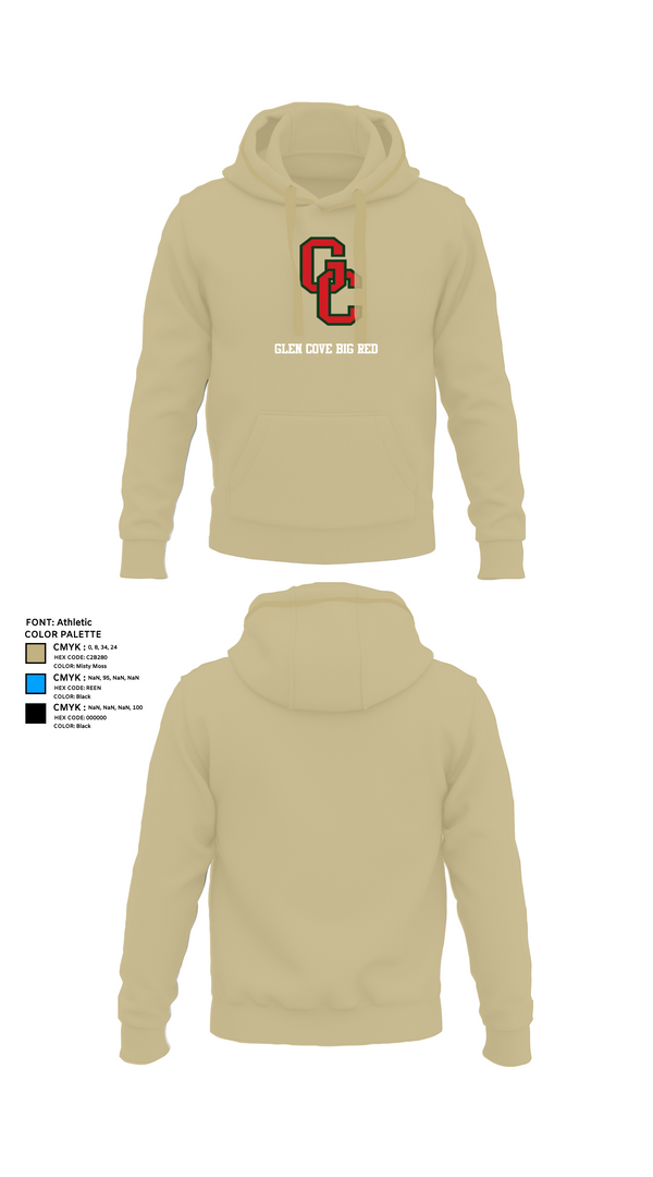 Hoodie, Glen Cove Big Red, Track & Field, Teamtime, Team time, sublimation, custom sports apparel, team uniforms, spirit wear, spiritwear, sports uniforms, custom shirts, team store, custom team store, fundraiser sports, apparel fundraiser