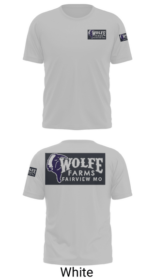 Short Sleeve Performance Shirt, Wolfe FarmsWolfe Farms, , Teamtime, Team time, sublimation, custom sports apparel, team uniforms, spirit wear, spiritwear, sports uniforms, custom shirts, team store, custom team store, fundraiser sports, apparel fundraiser