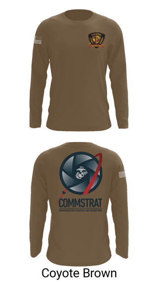 Long Sleeve Performance Shirt, 12th MLR COMMSTRAT, Marines, Teamtime, Team time, sublimation, custom sports apparel, team uniforms, spirit wear, spiritwear, sports uniforms, custom shirts, team store, custom team store, fundraiser sports, apparel fundraiser